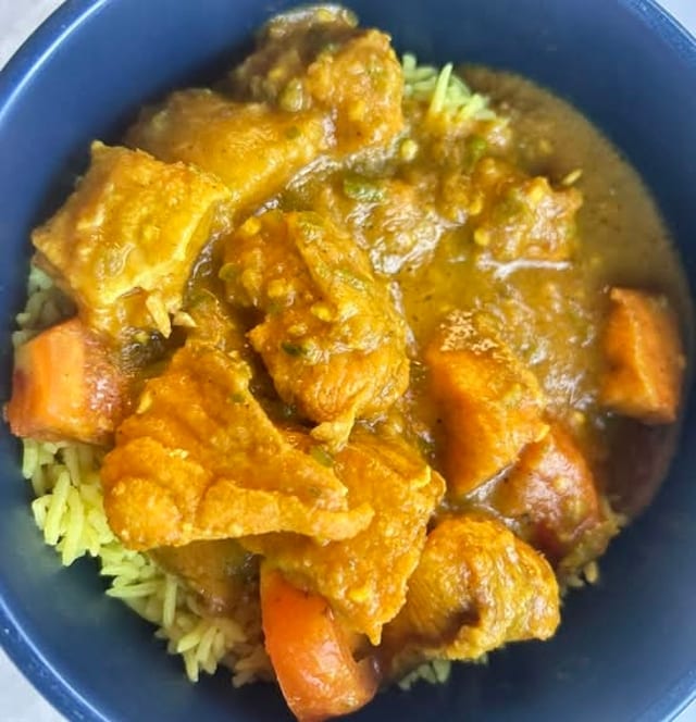 Salmon Curry.