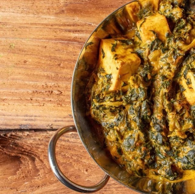 Saag Paneer.