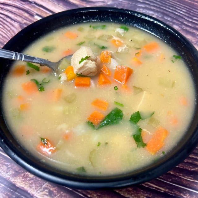 Chicken Barley Soup.