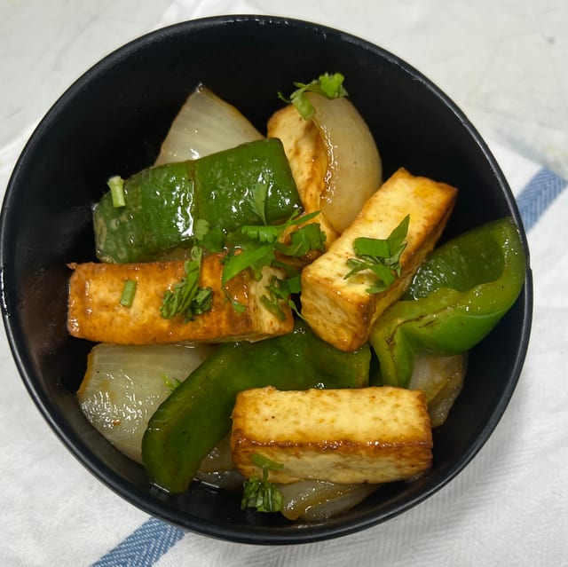 Chili Paneer.